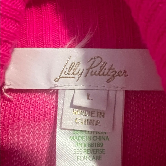 Lilly Pulitzer Liggy Sweater Large - Picture 2 of 2